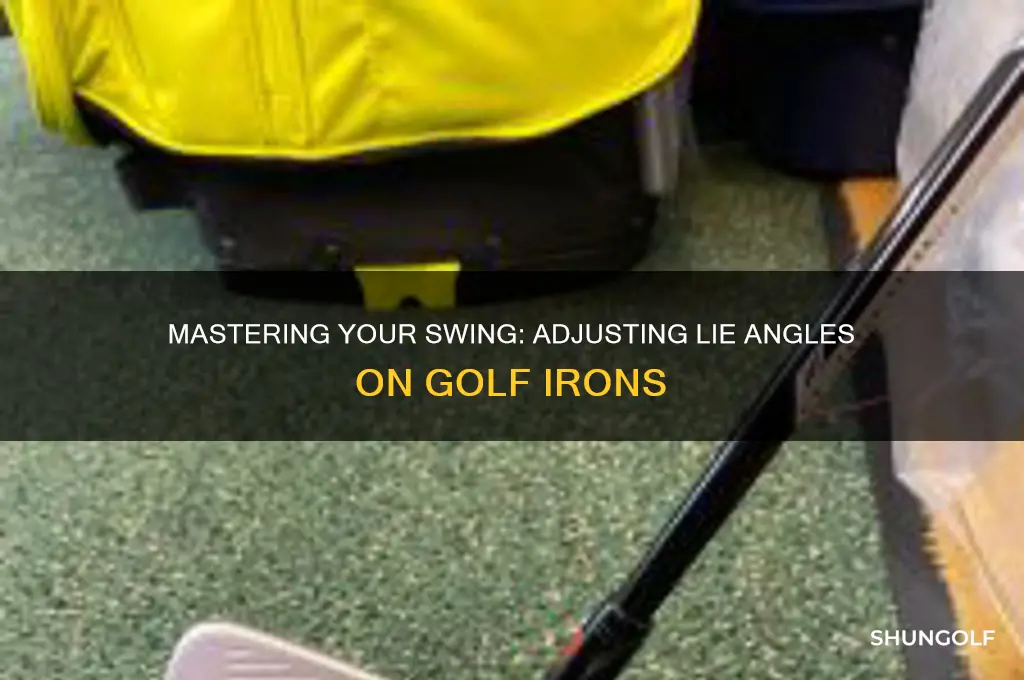 how to adjust lie angle on golf irons