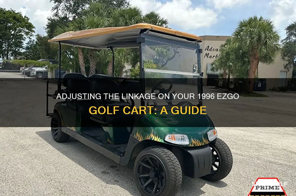 how to adjust linkage on 1996 ezgo golf cart