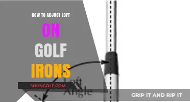 Mastering Your Golf Irons: A Guide to Adjusting Loft Effectively