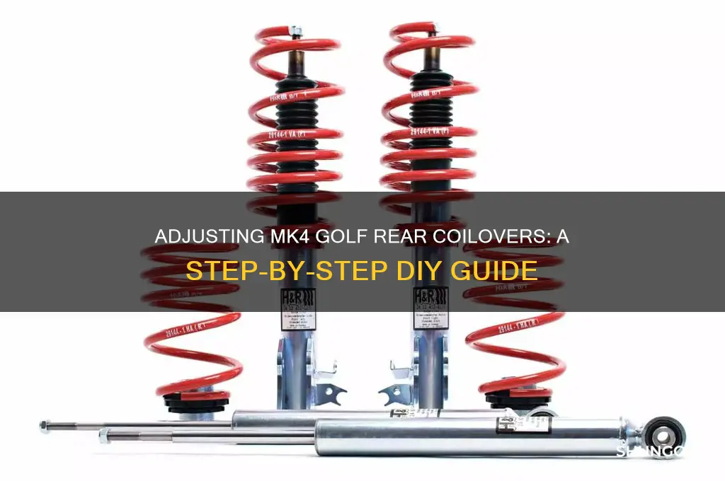 how to adjust mk4 golf rear coilovers