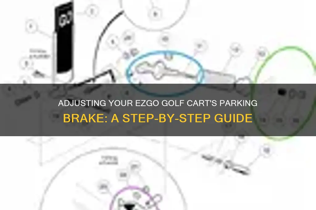 how to adjust parking brake on ezgo golf cart