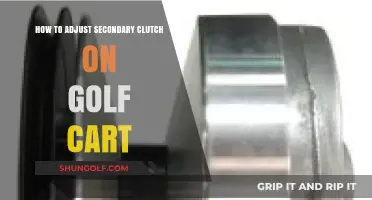 Mastering Golf Cart Performance: Adjusting Your Secondary Clutch Like a Pro