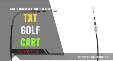 Adjusting Your EZGO TXT Golf Cart's Shift Cable: A Step-by-Step Guide