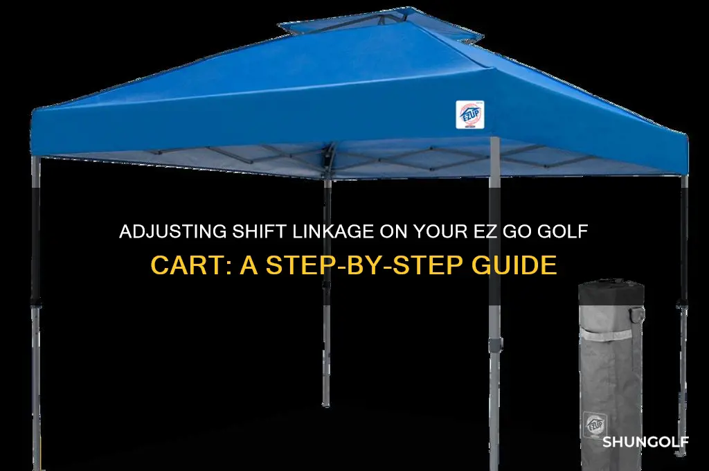 how to adjust shift linkage on ez go golf cart