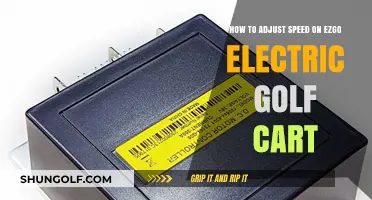 Mastering Your EZGO Electric Golf Cart: Easy Speed Adjustment Guide