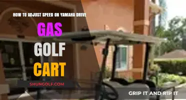 Mastering Your Yamaha Drive Gas Golf Cart: Adjusting Speed Made Easy