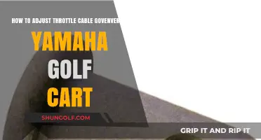 Adjusting Your Yamaha Golf Cart's Throttle Cable Governor: A Step-by-Step Guide