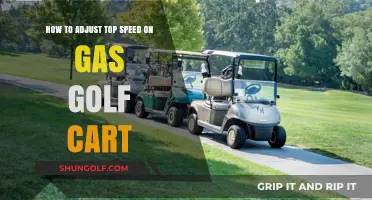 Maximize Your Ride: Adjusting Top Speed on Gas Golf Carts