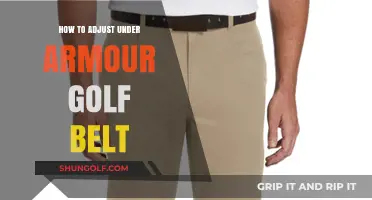 Mastering the Fit: Adjusting Your Under Armour Golf Belt Effortlessly