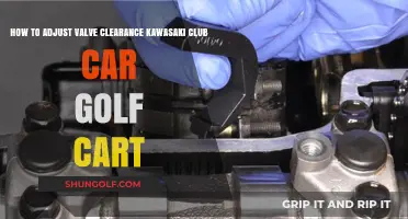 Adjusting Valve Clearance on Your Kawasaki Club Car Golf Cart