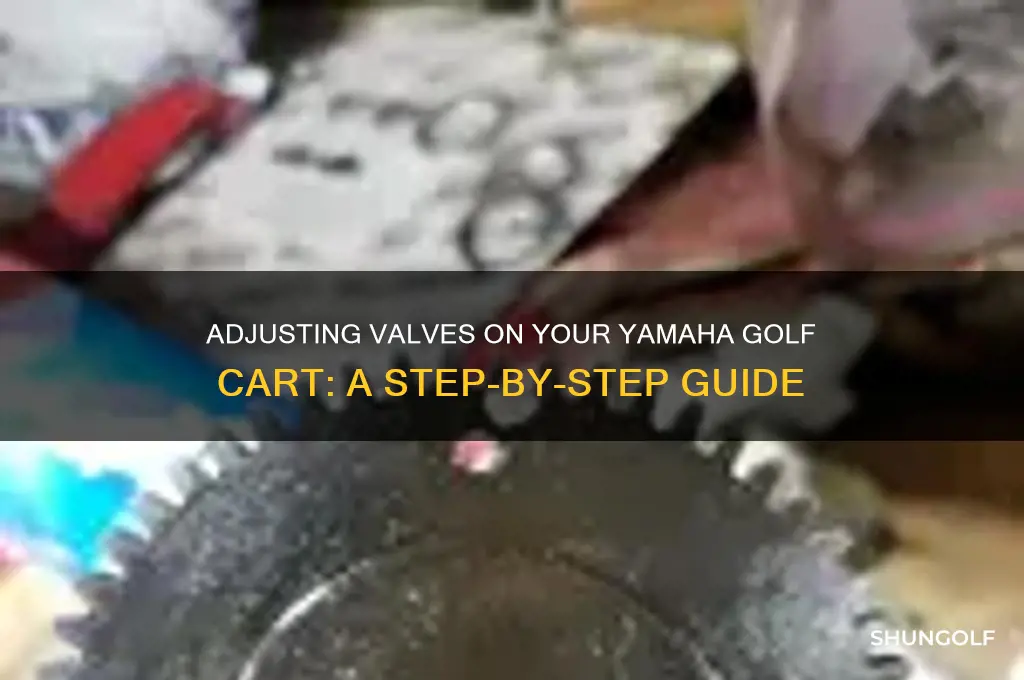 how to adjust valves yamaha golf cart