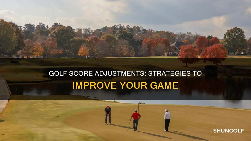 how to adjust your golf score