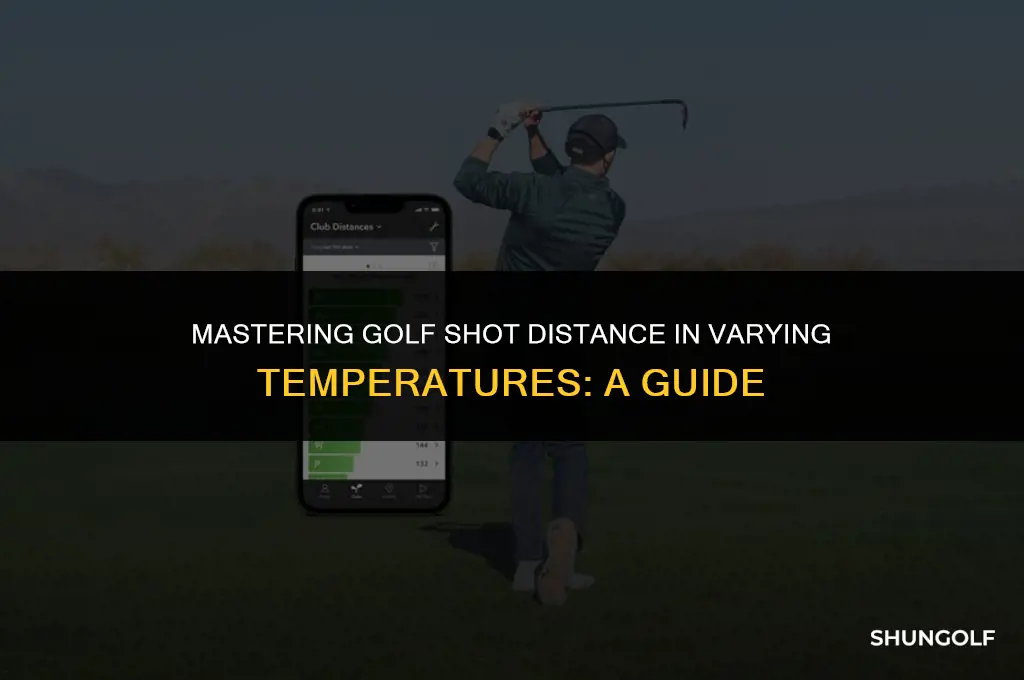 how to adjust your golf shot distance for temperature