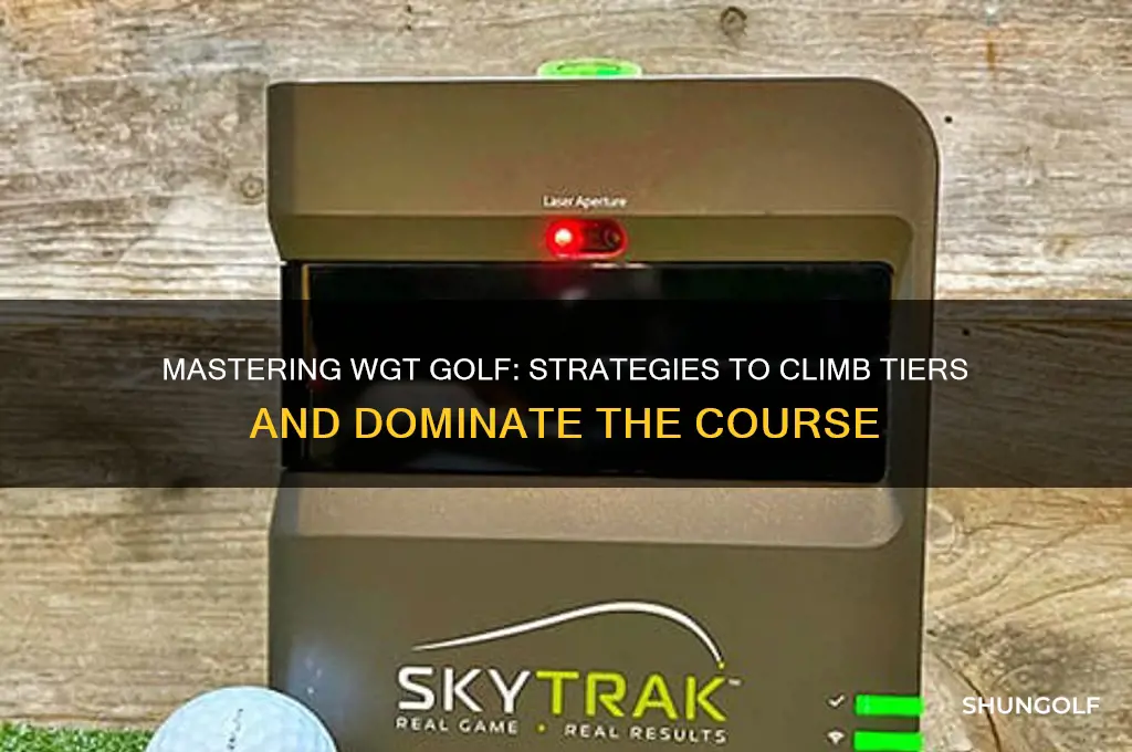 how to advance tiers in wgt golf