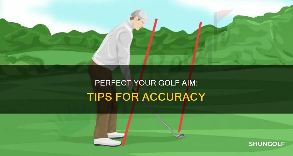 how to aim at golf