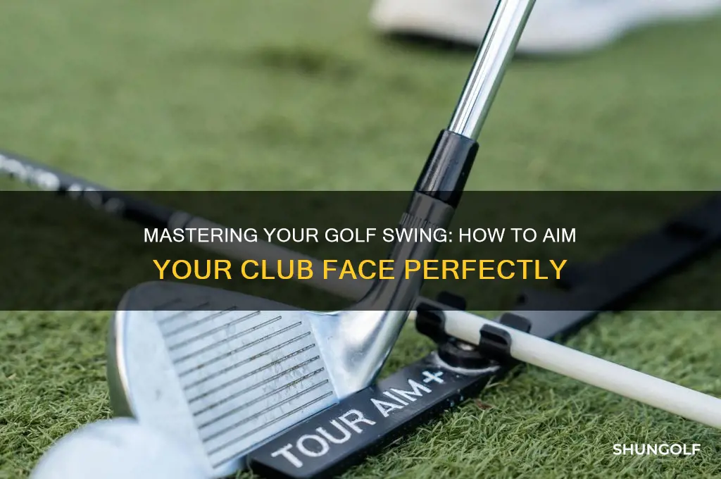 how to aim golf club face