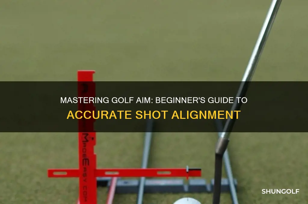 how to aim in golf for beginners