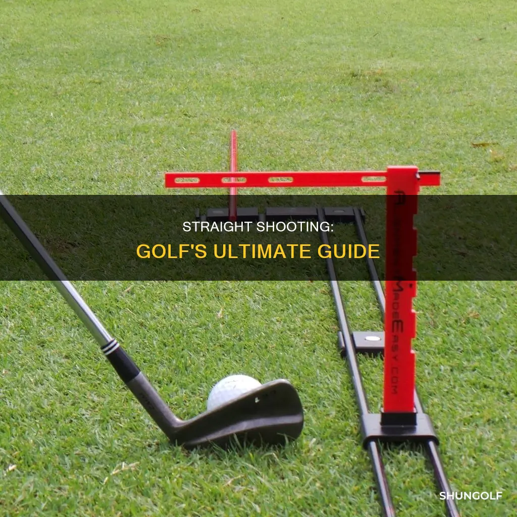 how to aim straight in golf