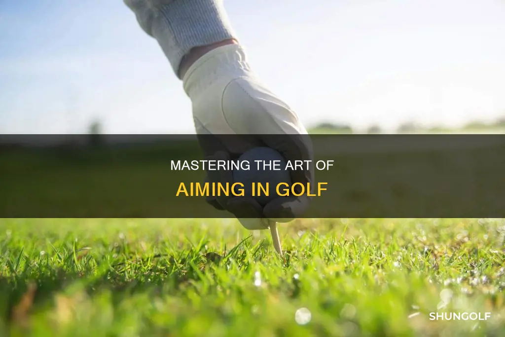 how to aim target in golf