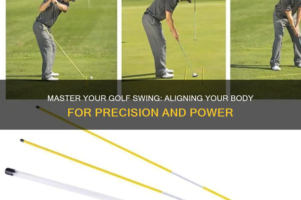 how to aim your body in golf