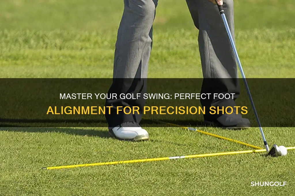 how to aim your feet in golf