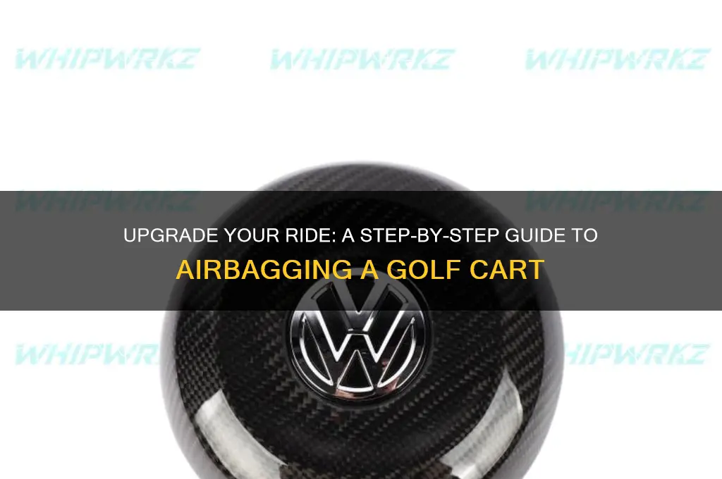 how to air bag a golf cart
