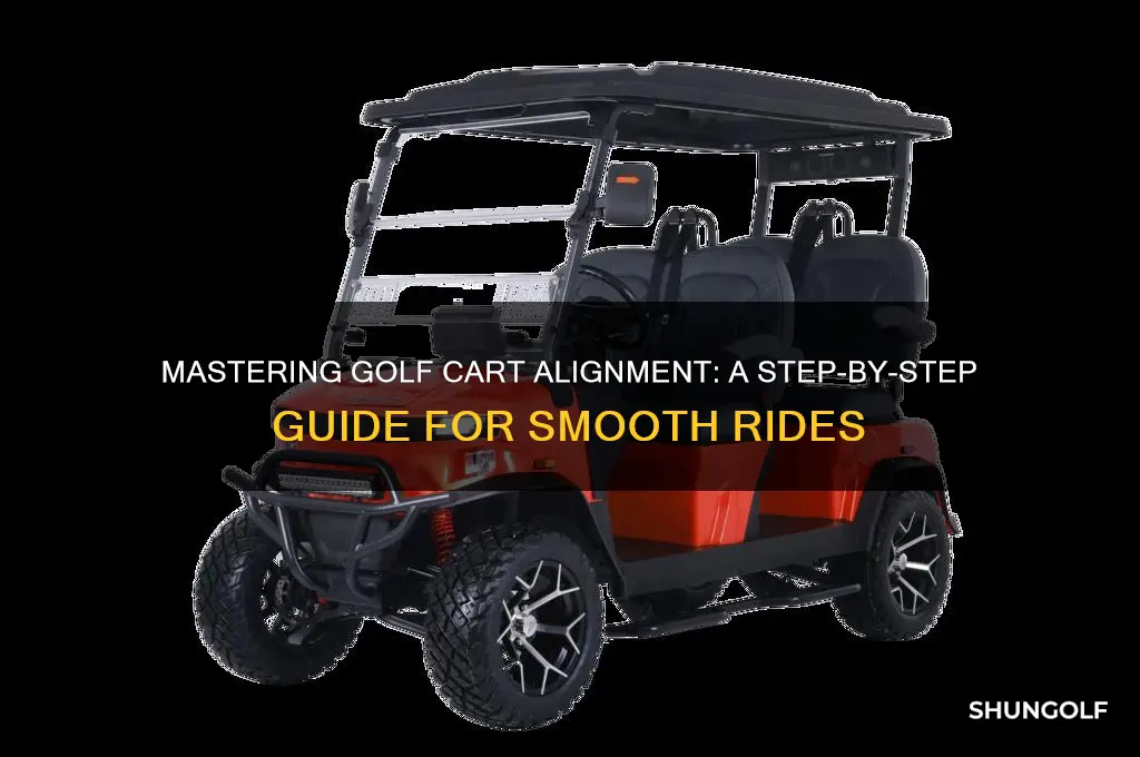 how to align a golf cart