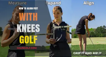 Master Your Golf Stance: Aligning Feet with Knees for Precision