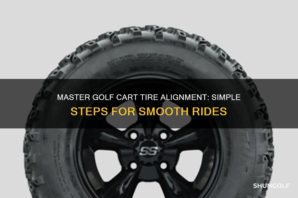how to align golf cart tires