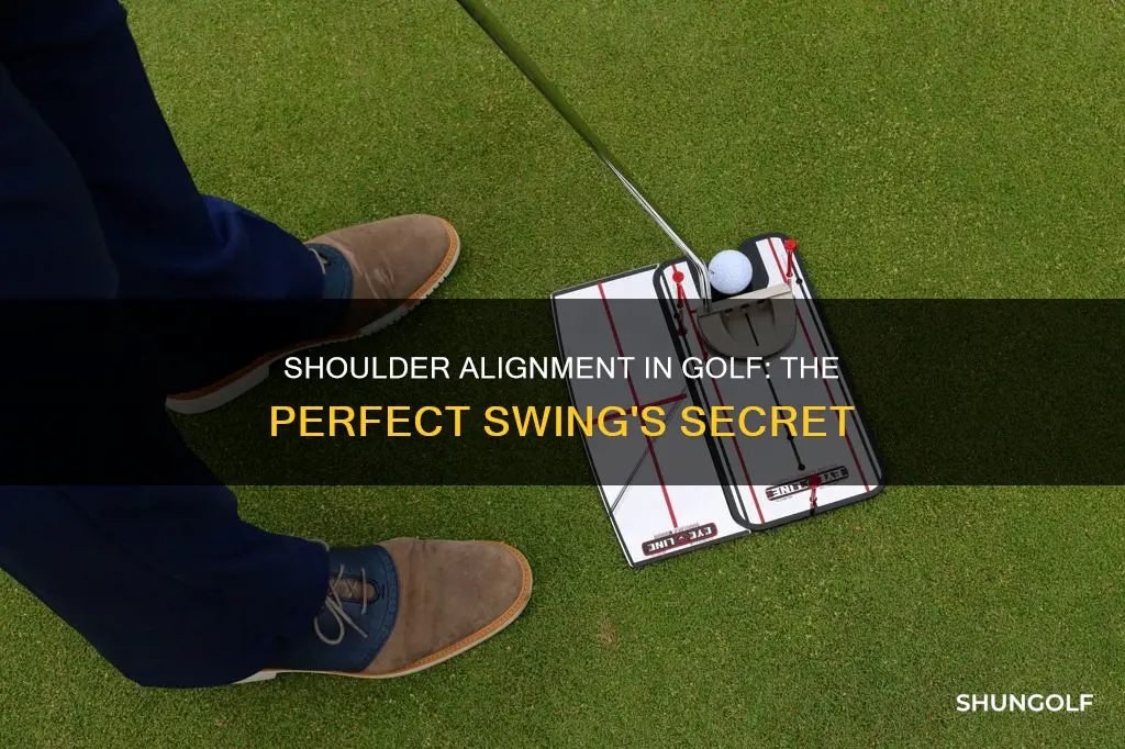 how to align shoulders golf