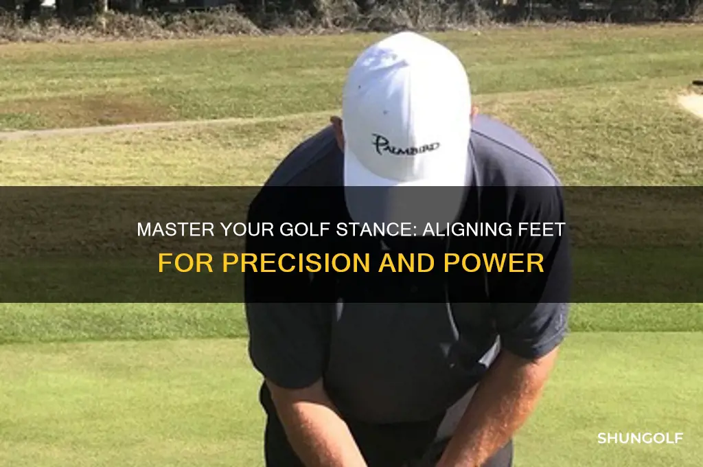 how to align your feet in golf