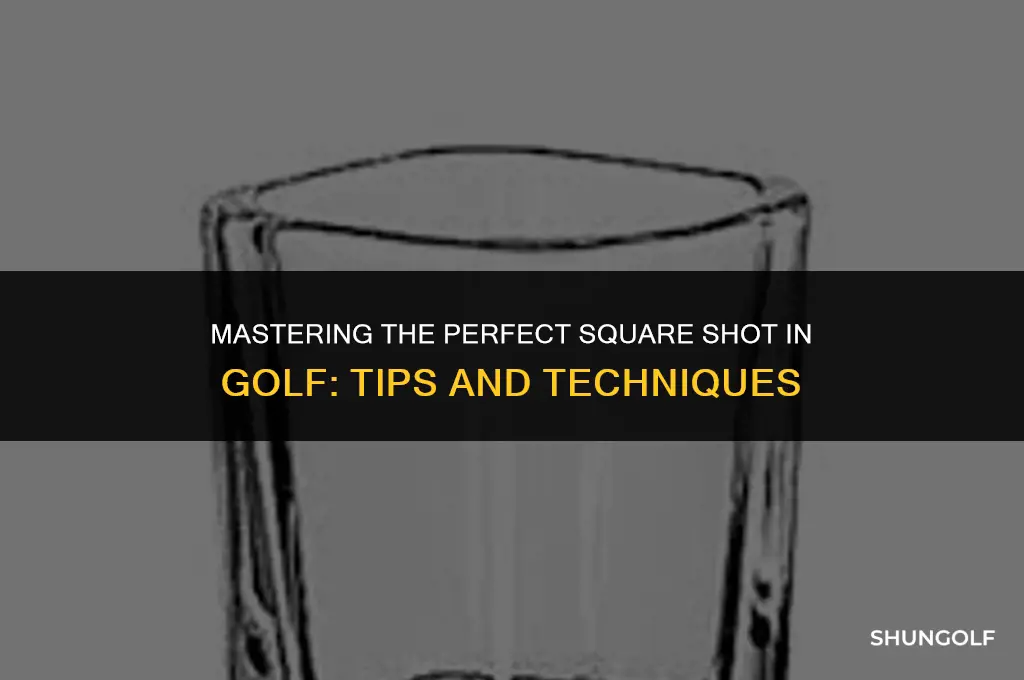 how to always come through square in a golf shot