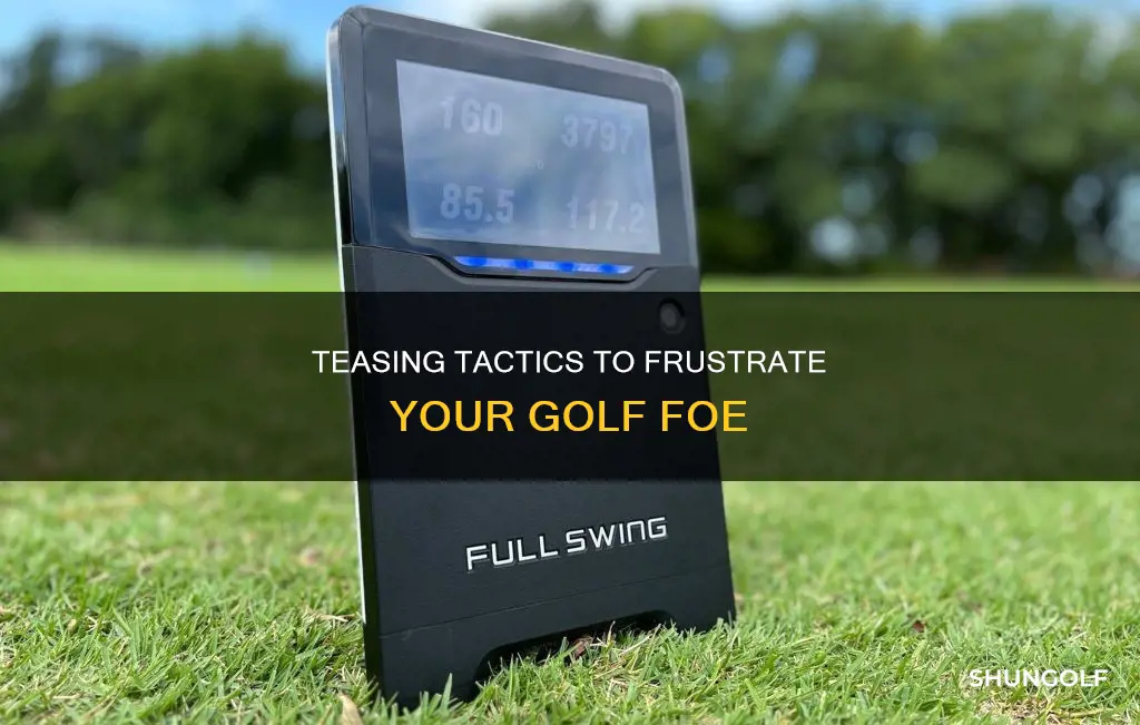 how to annoy your golf opponent