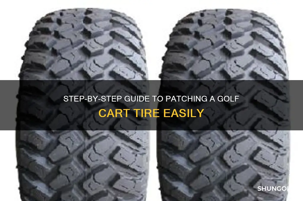 how to apply a patch to golf cart tire