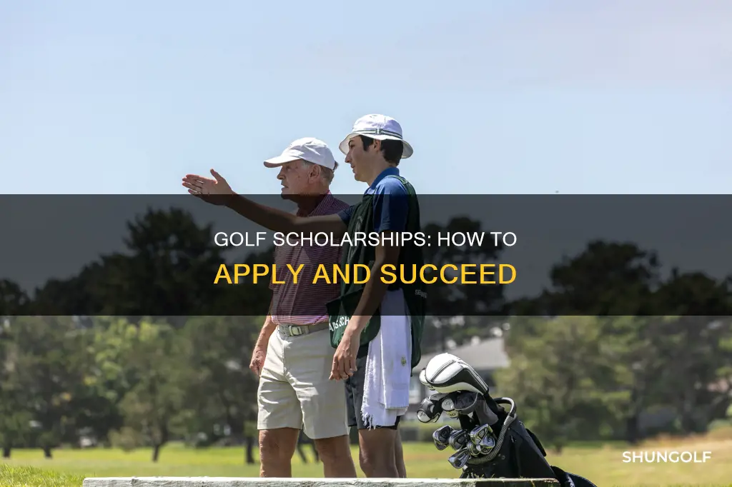 how to apply for golf scholarships