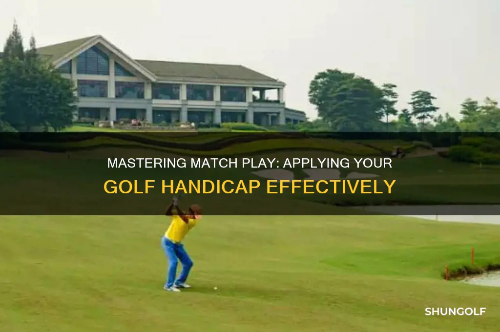 how to apply golf handicap in match play