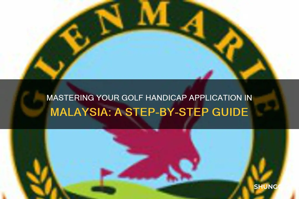 how to apply golf handicap malaysia
