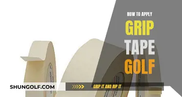 Mastering the Art of Grip Tape Application in Golf