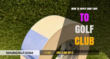 Mastering Golf Club Grip Tape Application: A Step-by-Step Guide