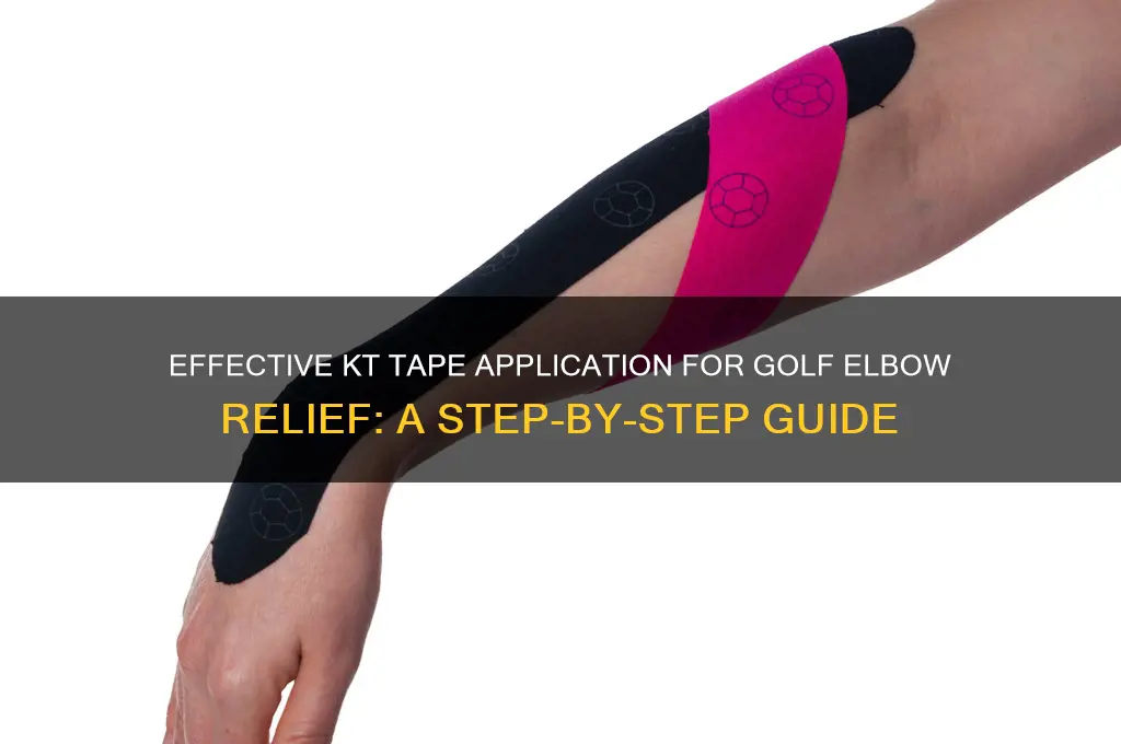 how to apply kt tape for golf elbow