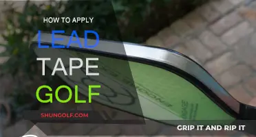 Strategic Lead Tape Application for Golfers