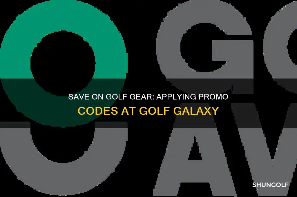 how to apply promo code on golf galaxy