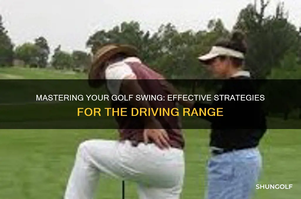 how to approach the golf driving range