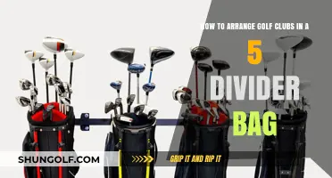 Mastering Your Golf Bag: Efficiently Arranging Clubs in a 5-Divider Setup