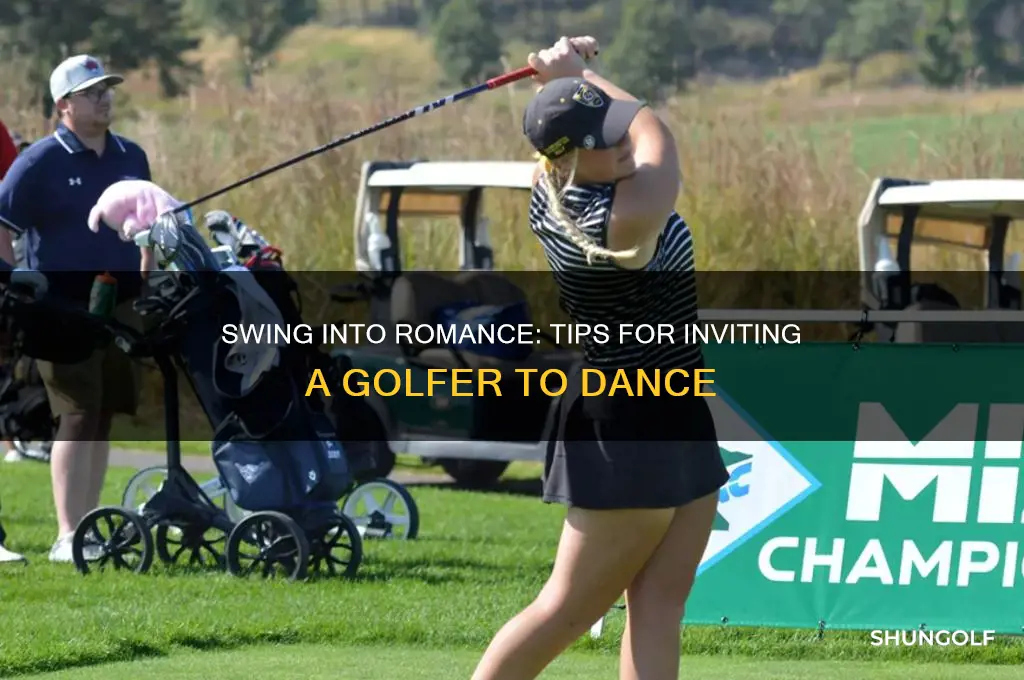 how to ask a golfer to a dance