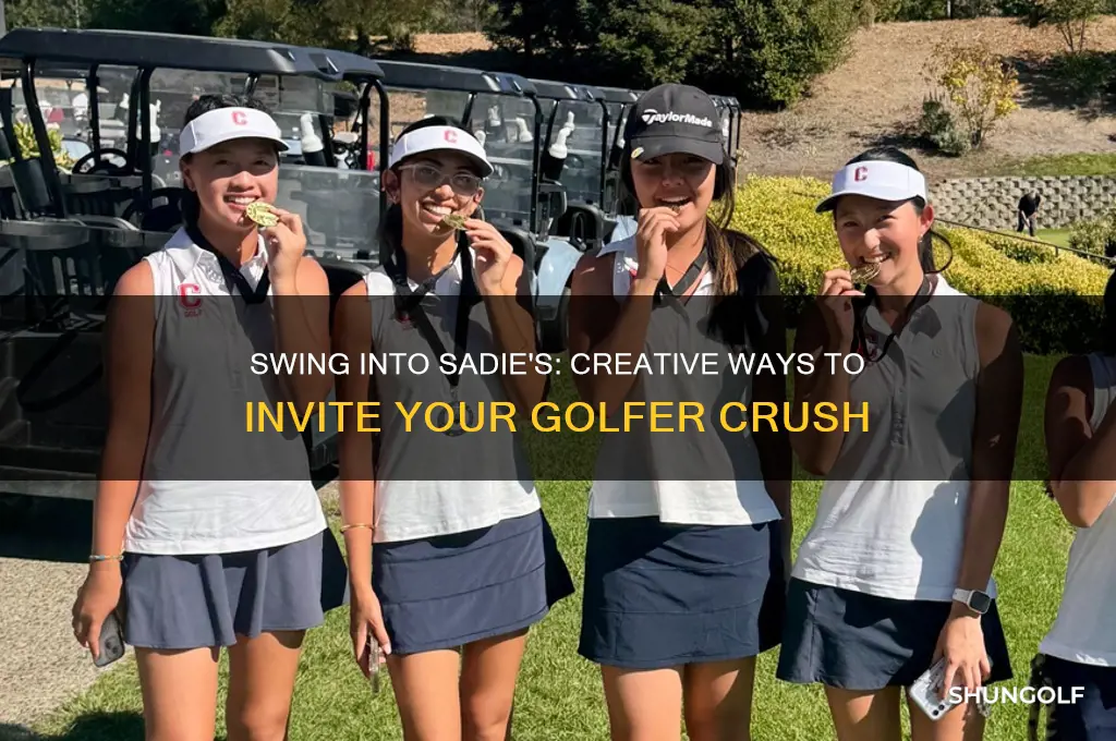 how to ask a golfer to sadies