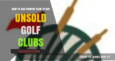 Strategic Approach: Convincing Country Clubs to Purchase Unsold Golf Clubs