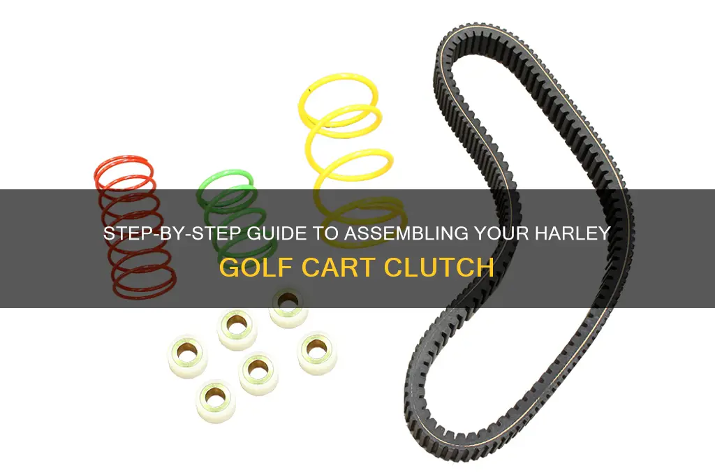 how to assemble harley golf cart clutch