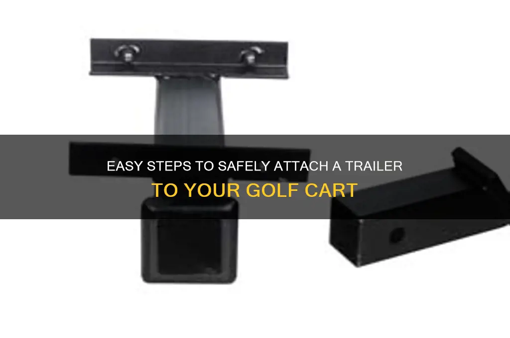 how to attach a trailer to a golf cart