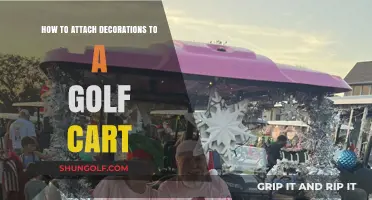 Creative Golf Cart Decor: Easy Attachment Tips for Festive Flair